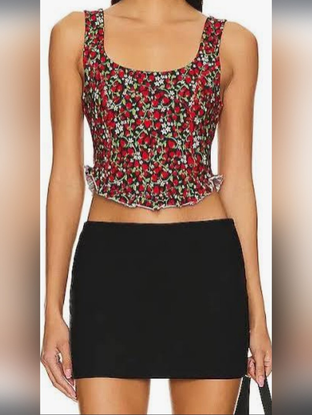 Free People🍓Melanie Strawberry Tank - M
